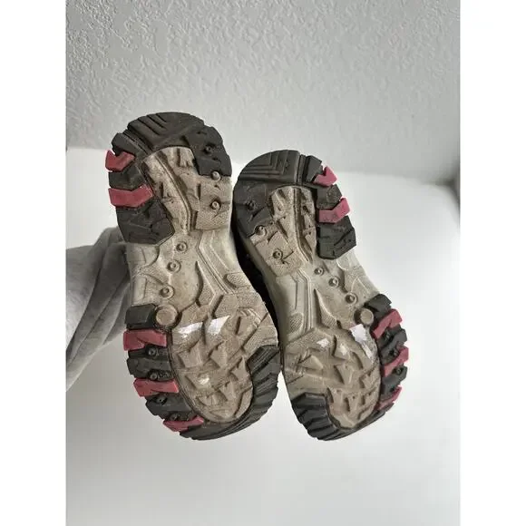 Girls Black & Pink Hiking Boots Size 11 Trail Sneakers - Picture 5 of 6
